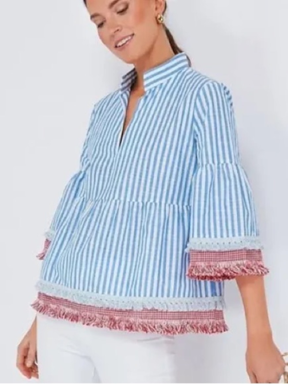 Tuckernuck Savannah Stripe Crawford Top
